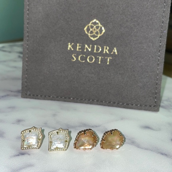 KENDRA SCOTT Set of Two Pairs of Stud Earrings - Picture 2 of 5